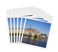 3dRose gc_90803_1 - Tarjeta de felicitación de 15,24 x 15,24 cm, diseño de Maryland/Baltimore Fells Point/Thames Street Us21 Wbi0036 Walter Bibikow