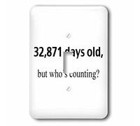 3dRose LLC LSP 108331 1 32,871 días viejo pero Whos contando feliz 90th cumpleaños único Toggle Interruptor