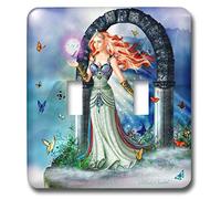 3dRose LLC lsp_11624_2 Elf Who Keep The Butterflies of The World Magic and Fantasy, Interruptor de doble palanca