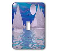 3dRose LLC lsp_12294_1 Cold Mountain In The Ocean Interruptor de palanca individual 3D