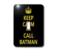 3dRose LLC lsp_123110_1 Keep Calm and Call Batman Interruptor de palanca único
