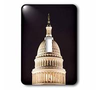3dRose LLC. LSP_143536_1 USA, Washington DC, Capitol Building Dome-Us09 Lfo0206-Lee Foster-Single Toggle Switch, Multicolor,