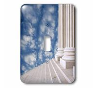 3dRose LLC. lsp_190656_1 USA, Washington DC, columnas y escaleras en el edificio de la Corte Suprema de los Estados Unidos, interruptor de palanca individual, multicolor