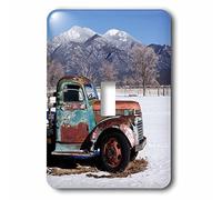 3dRose LLC. lsp_210256_1 Old Truck Sitting The A Field, Taos, Nuevo México, USA - Interruptor de palanca único, multicolor