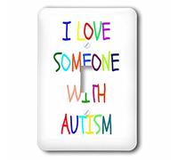 3dRose LLC. LSP_212180_1 I Love Someone - Interruptor de Palanca con Interruptor Individual, Multicolor