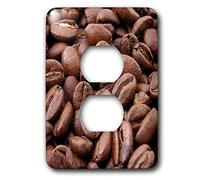 3dRose LLC lsp_21354_6 Granos de café para alimentos secos, 2 tapas de enchufe