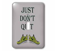 3dRose LLC. lsp_214158_1 Just Dont Quit Sport Gym Diet Popular Daying - Interruptor de palanca individual, multicolor