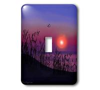 3dRose LLC lsp_21818_1 Sunrise On The Great Lakes - Interruptor de palanca individual