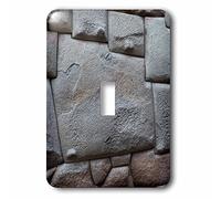 3dRose LLC. lsp_229259_1 Inca Stonework, Cusco, Provincia de Urubamba, Perú - Interruptor de palanca único, multicolor