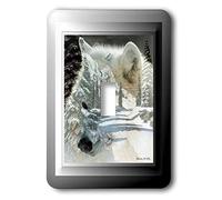 3dRose LLC lsp_26660_1 Spirit of The Wilderness - Interruptor de palanca con diseño de lobo blanco