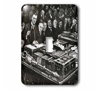 3dRose LLC lsp_83082_1 Historia de Inglaterra, discurso de Sir Edward Grey, grabado Hi13 Pri0166 Prisma interruptor de palanca individual