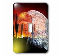 3dRose LSP_101123_1"Eagle Cactus-Protector 0F The Desert Interruptor de palanca único, multicolor