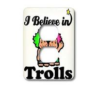 3dRose Lsp_105683_6 I Believe in Trolls 2 - Funda para enchufes