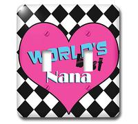 3dRose lsp_10844_2 Worlds Best Nana - Interruptor doble
