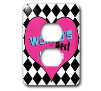 3dRose lsp_10844_6 Worlds Best Nana - Tapa de salida de 2 enchufes