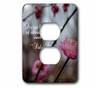 3dRose lsp_110056_6 Do Not Let The Behavior An Inspirational Quote 2 Plug Outlet Cover Cover