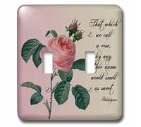 3dRose lsp_123391_2 That What We Call A Rose Shakespeare - Interruptor de doble palanca