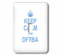 3dRose lsp_157709_1 Keep Calm and Dftba Dont Forget To Be Awesome Nerdfighter Keep Calm and Carry on Meme Interruptor individual azul
