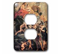 3dRose lsp_170021_6 Henry Recibiendo Retrato de María de Medici, 1622 Peter Paul Ruebens 2 enchufes Cubierta