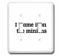 3dRose lsp_192476_2"I"I Blame It On The Minions" interruptor de palanca