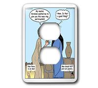 3dRose lsp_19485_6 Genesis 24 1 35 How To Impress A Woman Biblia Nariz Anillo Abraham Rebekah Well Jewelry - 2 tapones de salida