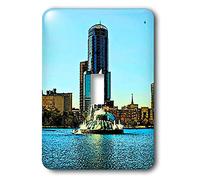 3dRose Lsp_21716_1 Orlando Lake Eola con fuente de dibujos animados interruptor individual