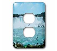 3dRose lsp_246245_6 Niagara Falls American Side Vintage 1890 Color a mano magia linterna enchufe cubierta mezclada