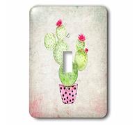 3dRose LSP_252379_1 - Interruptor para maceta, diseño de cactus