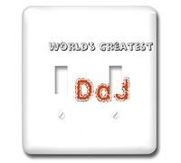 3dRose lsp_27926_2 Worlds Greatest Dad - Interruptor de doble palanca