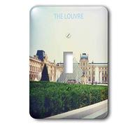 3dRose lsp_28365_1 Louvre in Paris - Interruptor de palanca
