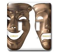 3dRose lsp_33193_2 - Conmutador de comedia y tragedia, multicolor