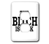 3dRose lsp_3554_6 The BITCH IS BACK 2 enchufe enchufe enchufe cubierta