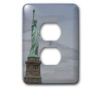 3dRose LSP_38312_6 "Going for a Ride Around The one and Only Statue of Liberty 2 Plug Outlet Cover Cover