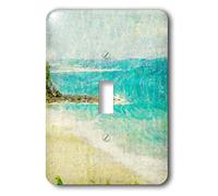 3dRose LSP_47229_1"Blue Ocean Art-Hawaii-Travel-Beach-Interruptor de palanca individual