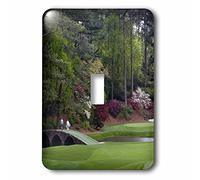 3dRose lsp_53827_1 Amen Corner in Augusta Georgia Golfistas en puente interruptor de palanca simple