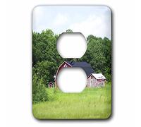 3dRose lsp_56141_6 The Old Red Barn 2 Plug Outlet Cover Cover