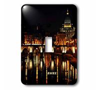 3dRose lsp_80850_1 Night time in Rome Italy - Interruptor de palanca