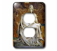 3dRose lsp_82096_6 Italia, Roma Vaticano St. Peters Basílica Pieta Eu16 Cmi0559 Cindy Miller Hopkins 2 enchufe cubierta de salida