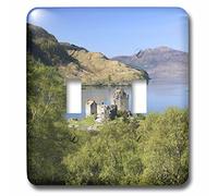 3dRose lsp_82820_2 Eilean Donan Castle, Escocia Eu36 Mwr0062 Micah Wright Interruptor de doble palanca