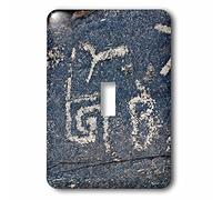 3dRose lsp_88031_1 Arizona, Petroglyphs At Taliesin West Us03 Mde0030 cubierta para interruptor de luz Michael Defreitas