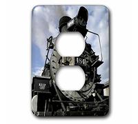 3dRose LSP_92708_6 Cumbers and Toltec, Train, Chama, New Mexico-Us32 Jmr0637-Julien Microburst 2 Plug Outlet Cover Multicolor