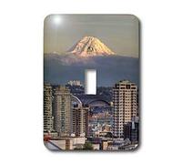 3dRose LSP_96389_1 WA, Seattle, Mount Rainier de Kerry Park-US48 JWI3558-Jamie and Judy Wild Interruptor de palanca individual, multicolor