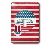 3dRose lsp_98668_1 Interruptor de palanca de arte americano para los patriarcas del corazón