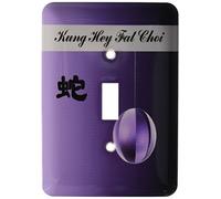 3dRose LSP_98808_1 "Señal de la serpiente con farol, Kung HEI Fat Choy, Happy Chinese New Year", interruptor de palanca único, multicolor