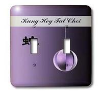 3dRose Lsp_98808_2 - Placa decorativa con texto en inglés"Happy Chinese New Year", color morado