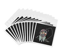 3dRose Tarjetas de felicitación - Cuervo con atrapasueños Animal Spirit Guide Native American - 6 por 6 pulgadas, juego de 12 (gc_304669_2)