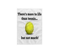 3dRose Toalla Theres More To Life Than Tennis But Not Much, Multicolor, 38,1 x 55,8 cm