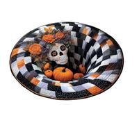 3Ds Halloween 3D Rug | Spooky Quilted 3D Illusion Non-Slip Abyss Rug | Hall