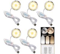 3DZWMAN 5x Kit de Lámpara LED 001 compatible con Bambu Lab A1 mini/A1/P1S/P2S y Makerworld para impresiones 3D, 3 temperaturas de color, memoria de color, regulable, repuestos DIY para hardware