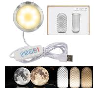 3DZWMAN Kit de Lámpara LED 001 compatible con Bambu Lab A1 mini/A1/P1S/P2S/X1C/X1E y Makerworld para impresiones 3D, 3 temperaturas de color, memoria de color, regulable, repuestos DIY para hardware